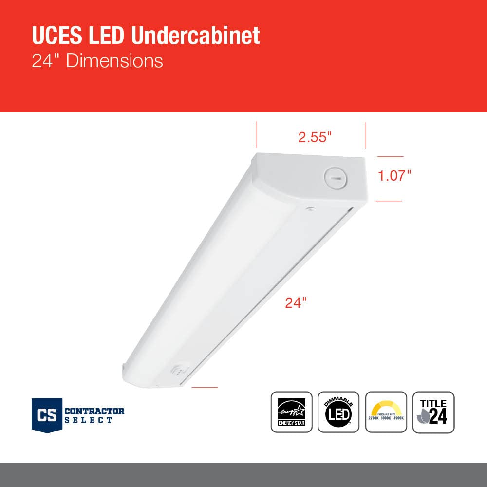 24 Inch Dimmable LED Under Cabinet Lighting J603138