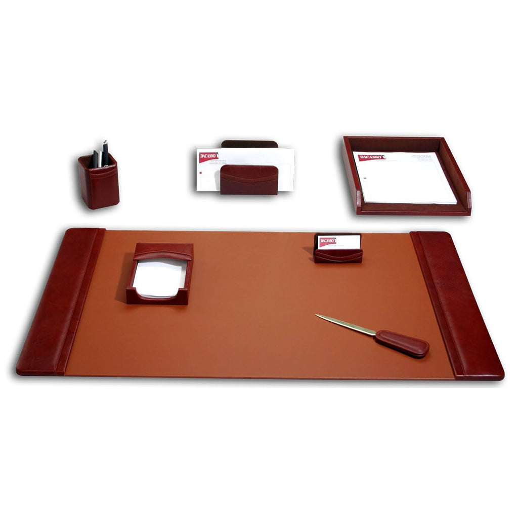 Leather 7-Piece Desk Set T8938
