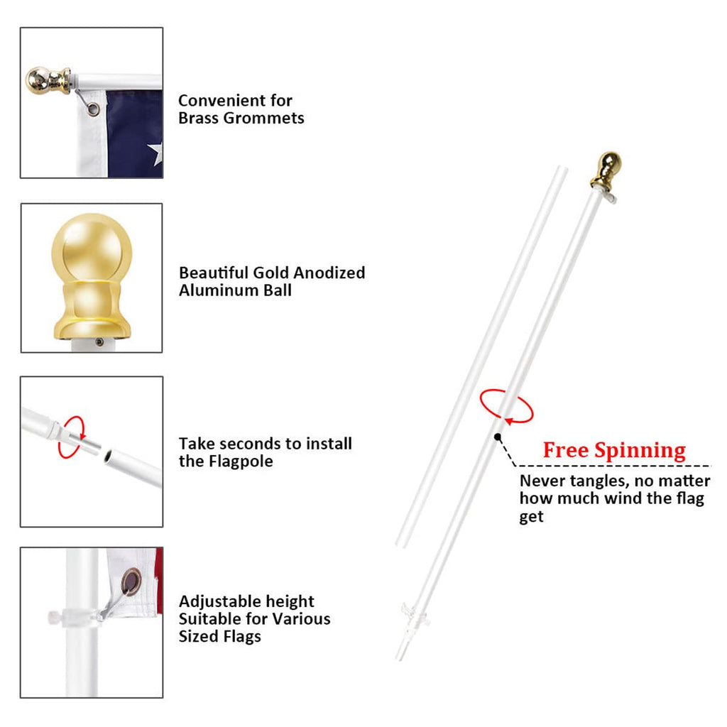 Flag Pole and Bracket Kit M9899