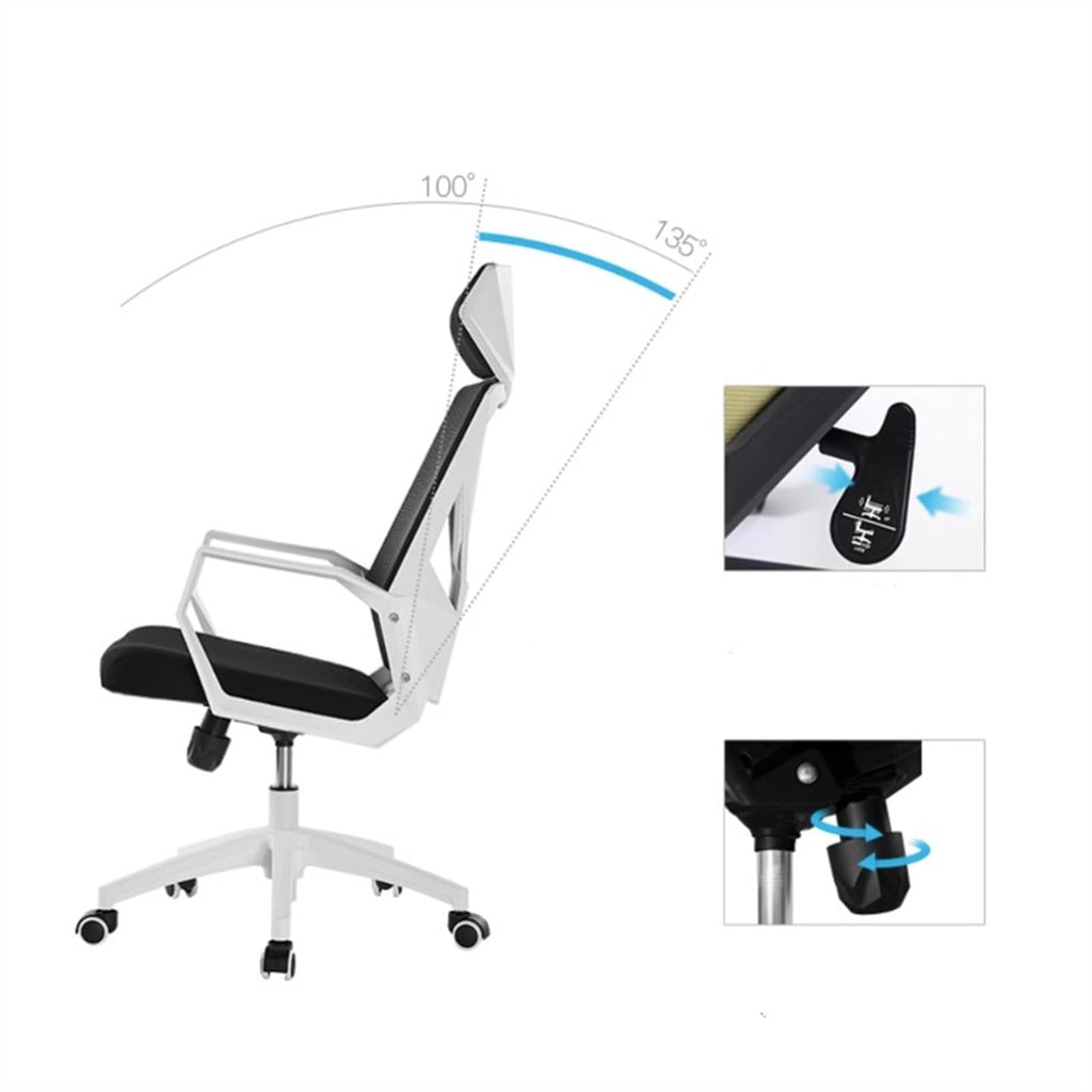Ergonomic Mesh High Back Office Chair with Pillow D1481