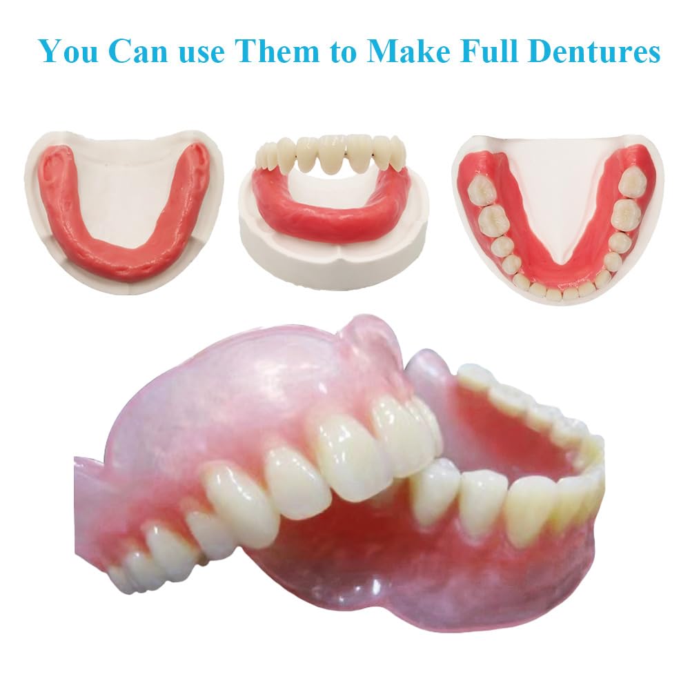 DIY Denture Making Kit with Tool Kit and Temporary Teeth A672