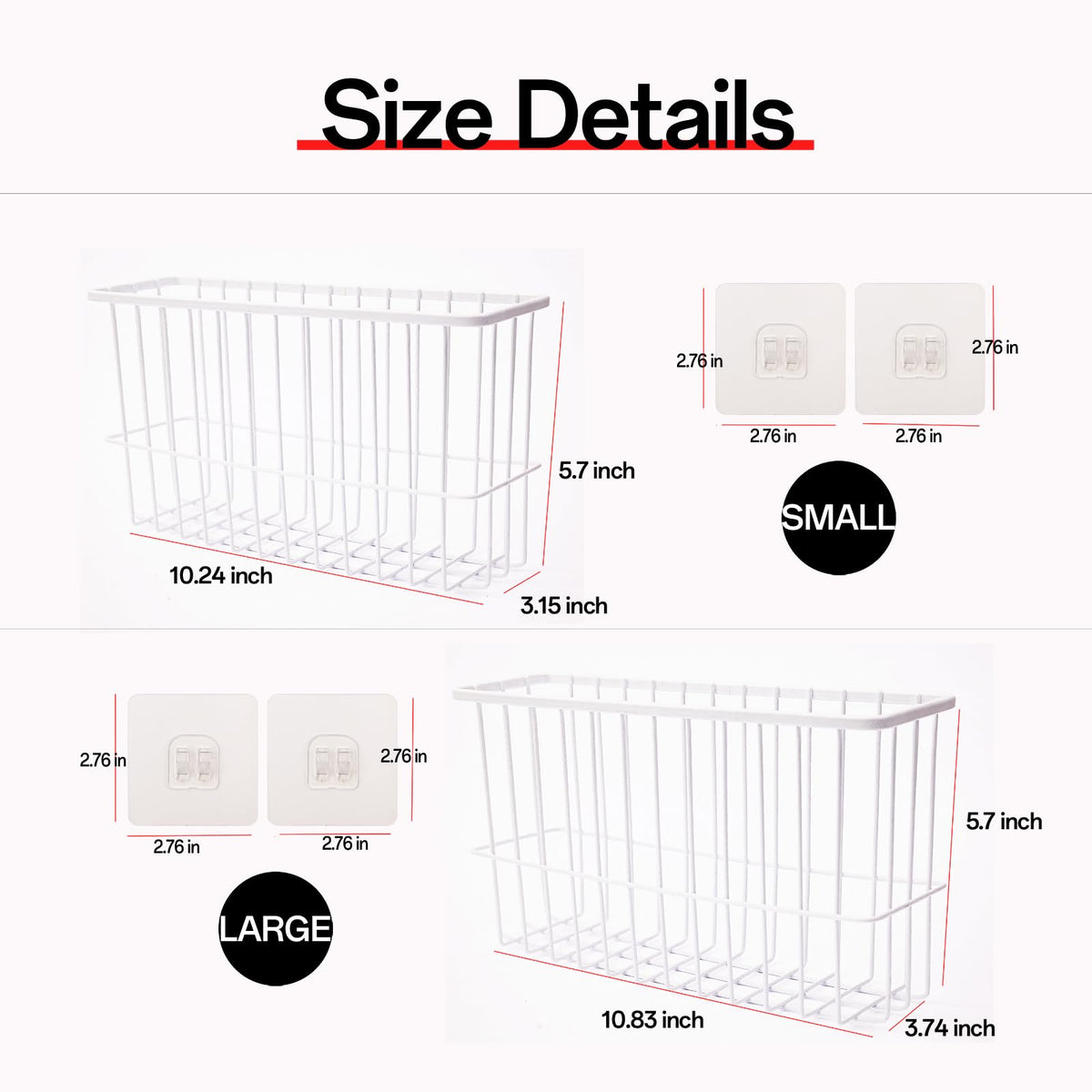 2 Piece Kitchen Cabinet Door Storage Box N99437