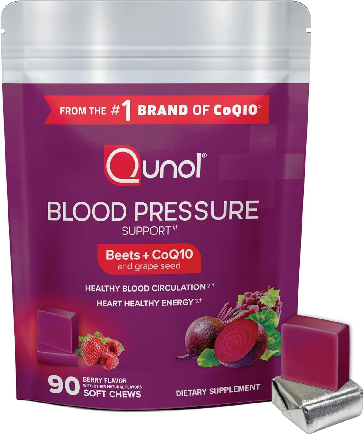 Beet Root Chews with CoQ10, 90ct O991