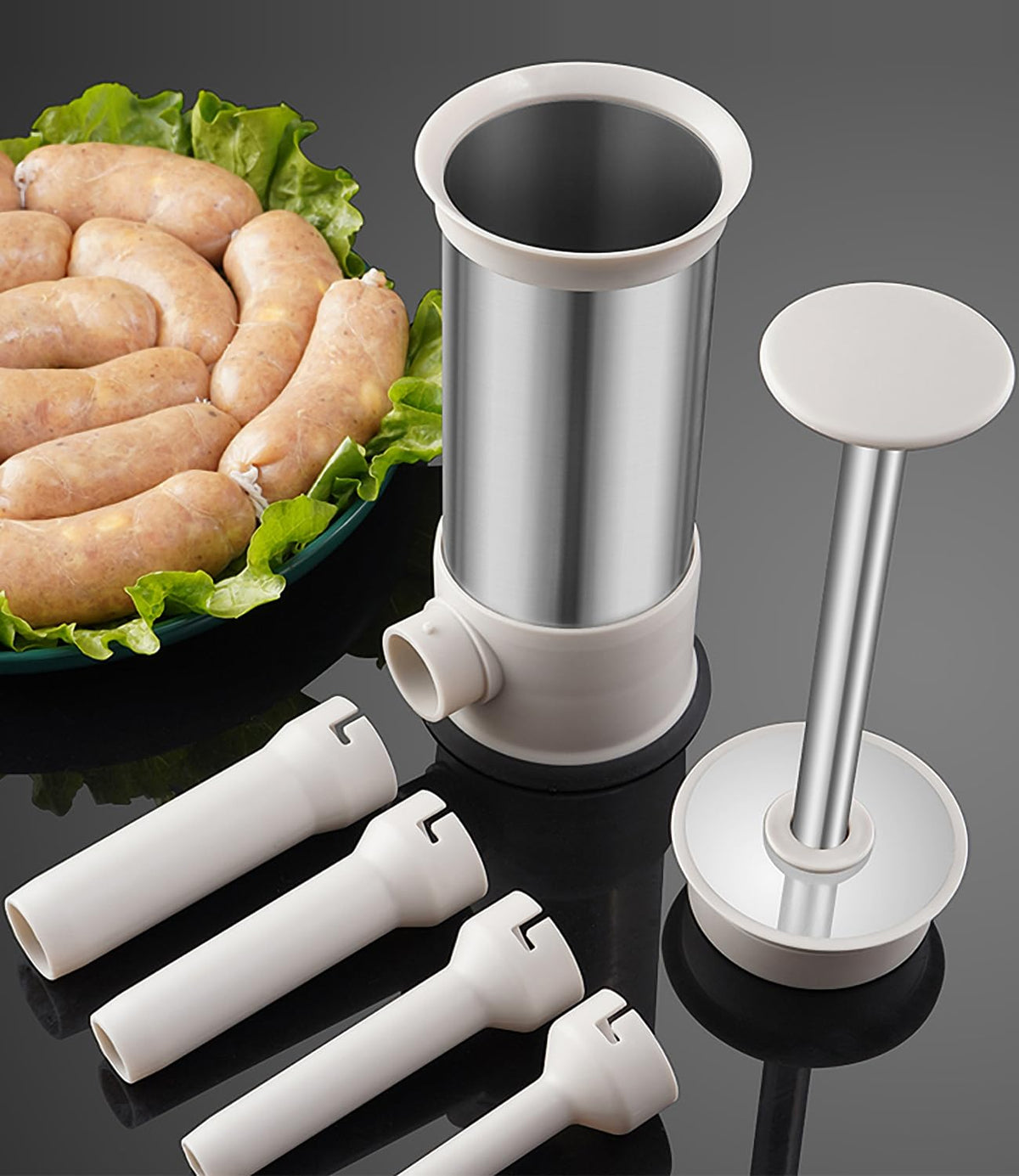 Vertical Stainless Steel Sausage Stuffer 2.2LBS O426