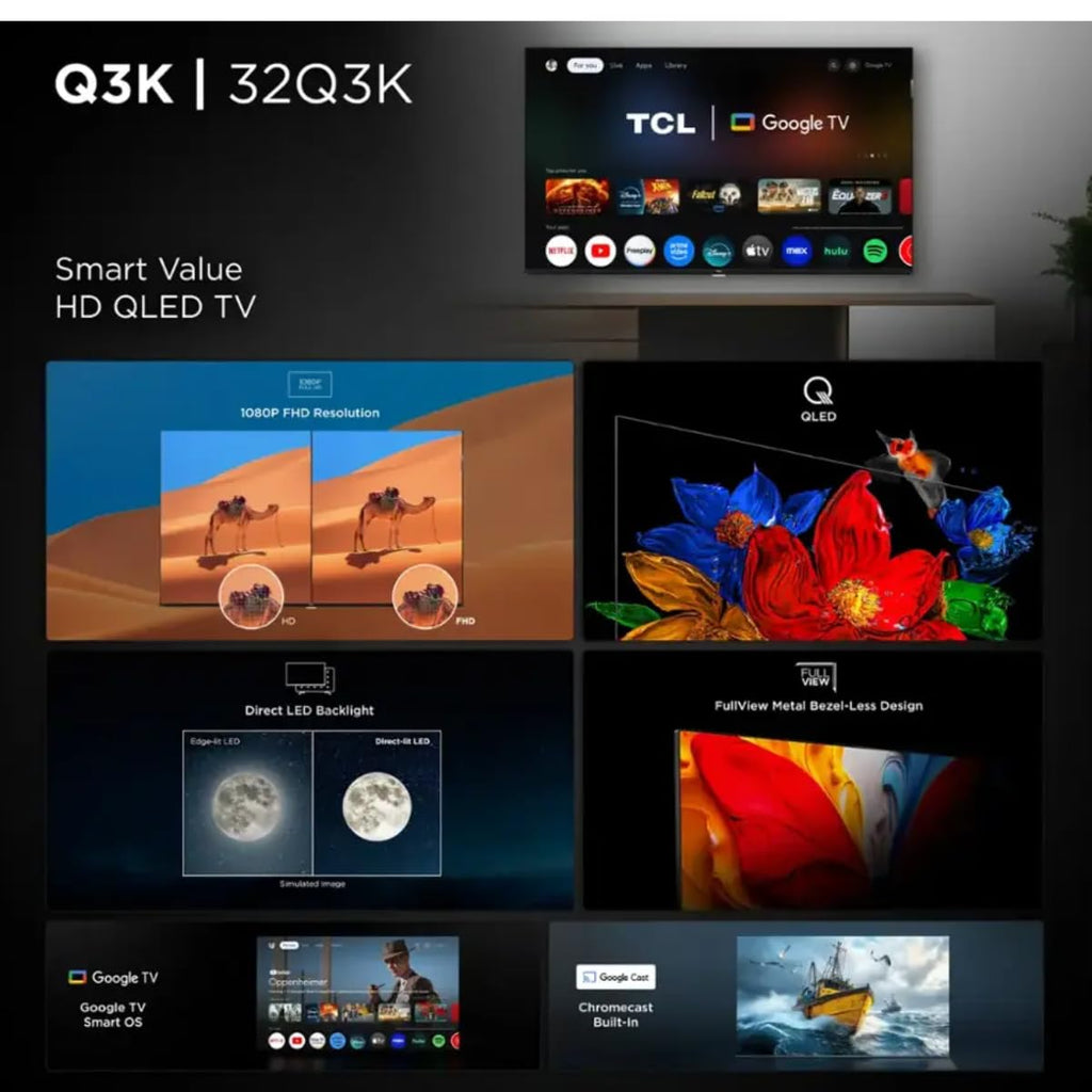 32 Inch QLED Smart Google TV Z64972