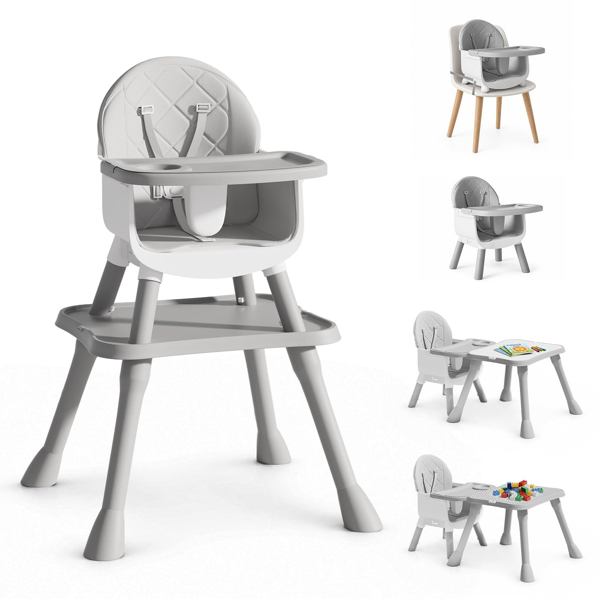6-in-1 Convertible Baby Highchair K34935
