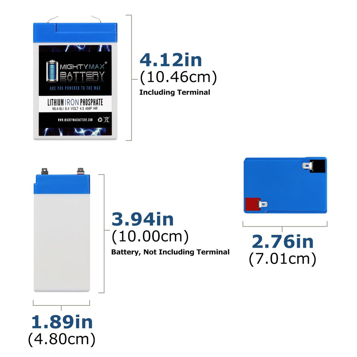 6V 4.5AH Lithium Replacement Battery A5093