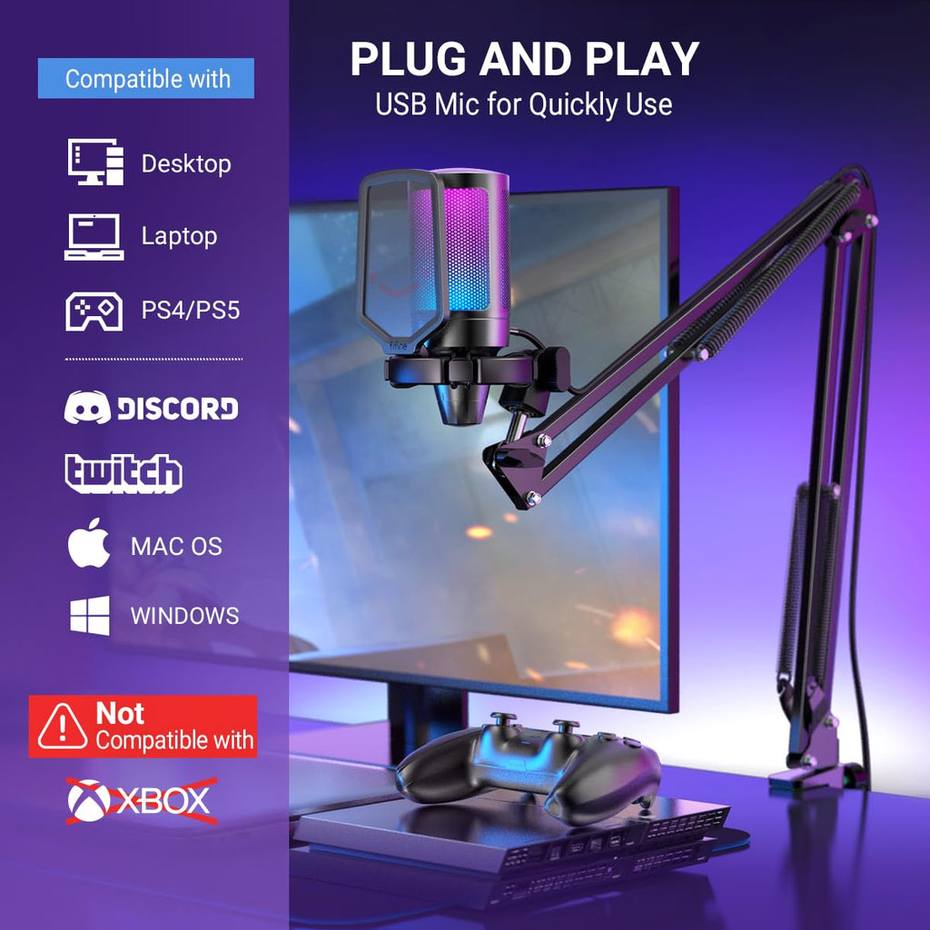 USB Gaming Microphone Kit T204017
