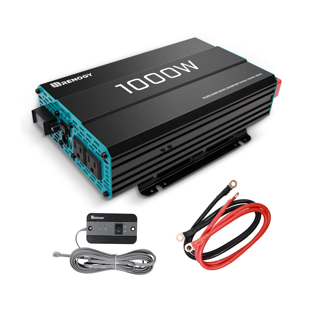 200 Watt 12 Volt Monocrystalline Solar Panel and 1000W Pure Sine Wave Inverter C3281