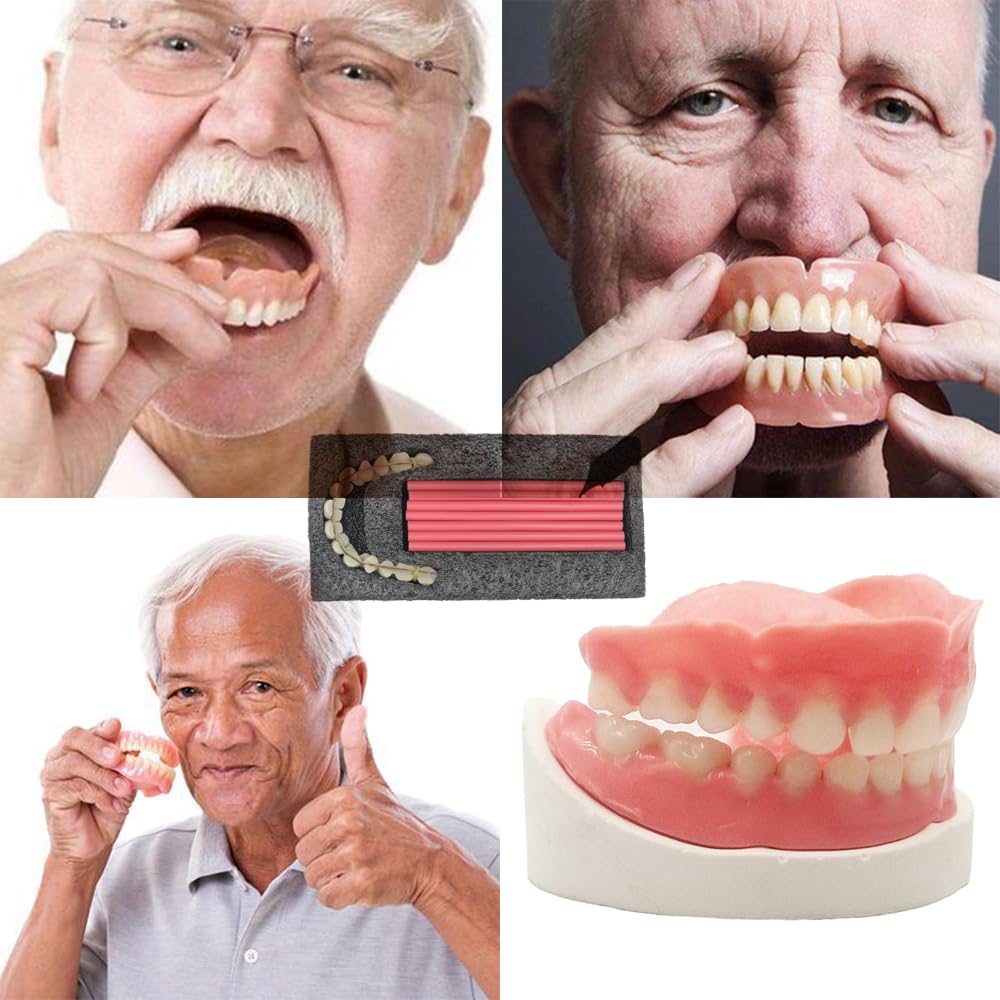 DIY Denture Making Kit with Tool Kit and Temporary Teeth A672