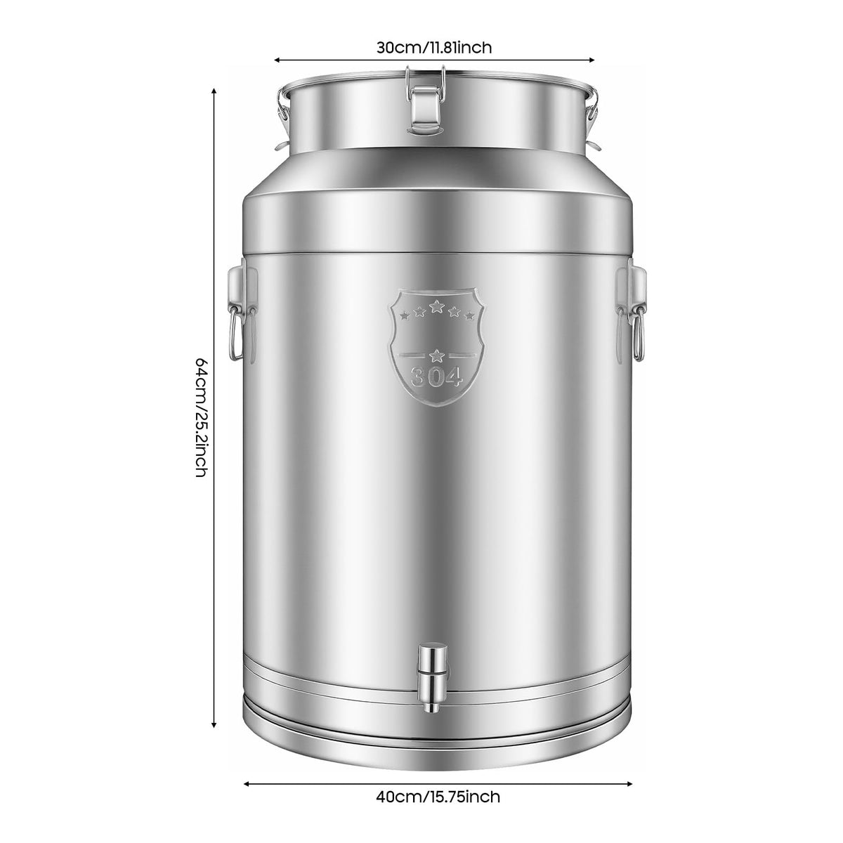 20Gal Stainless Steel Water Dispenser with Faucet P9035