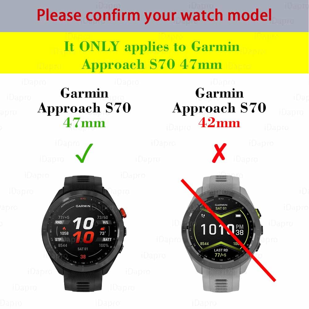 Screen Protector for Garmin Approach S70 47mm W6885