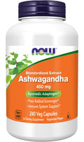 Ashwagandha Extract 450 mg Vegan 240 Veg Capsules C92457