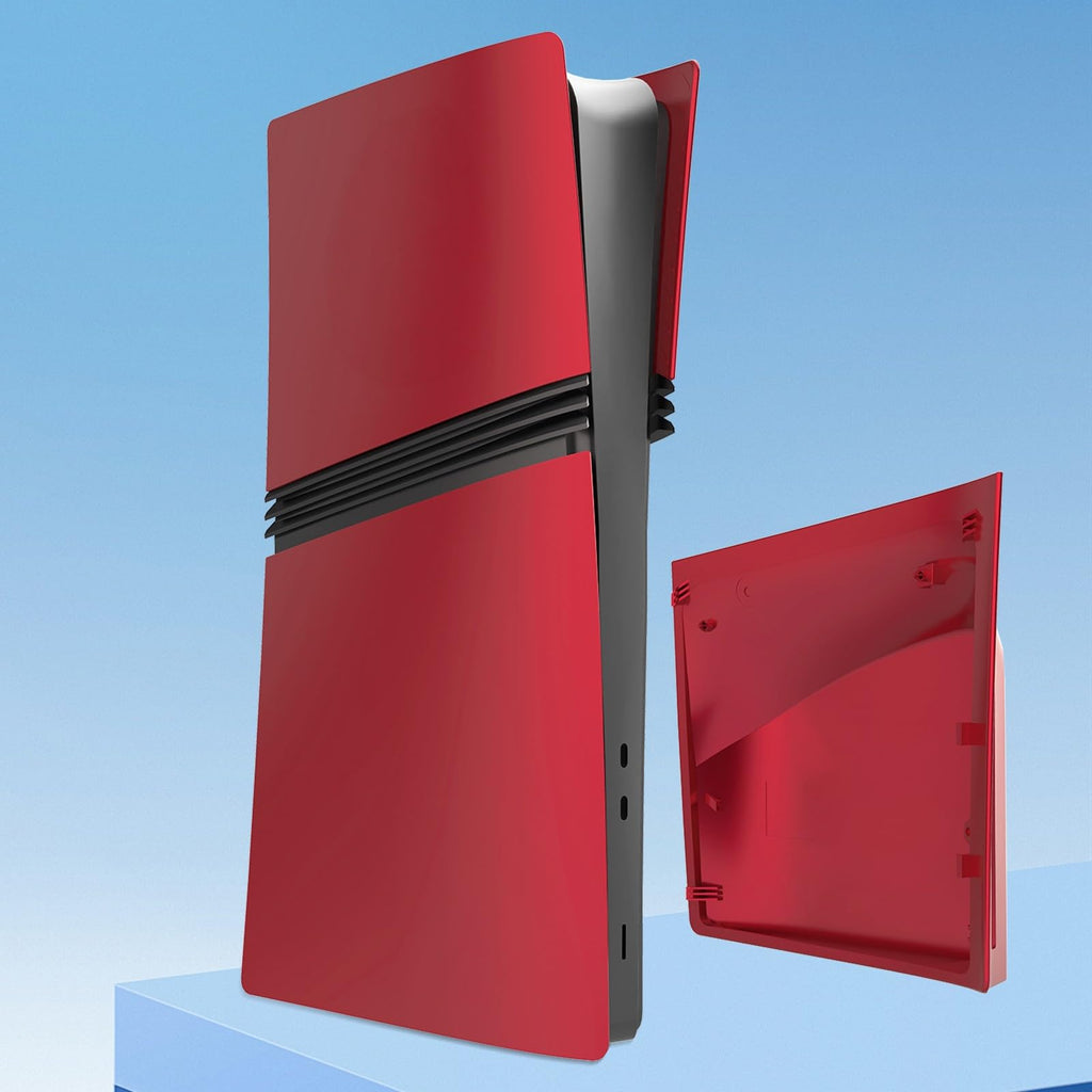 Red Matte ABS PS5 Pro Disc Edition Cover Plates Q10017