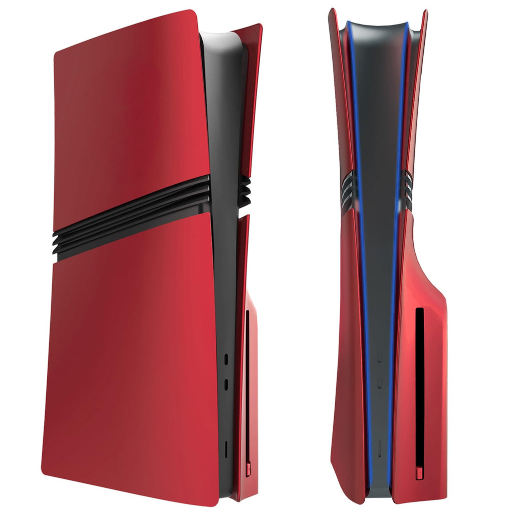 Red Matte ABS PS5 Pro Disc Edition Cover Plates Q10017