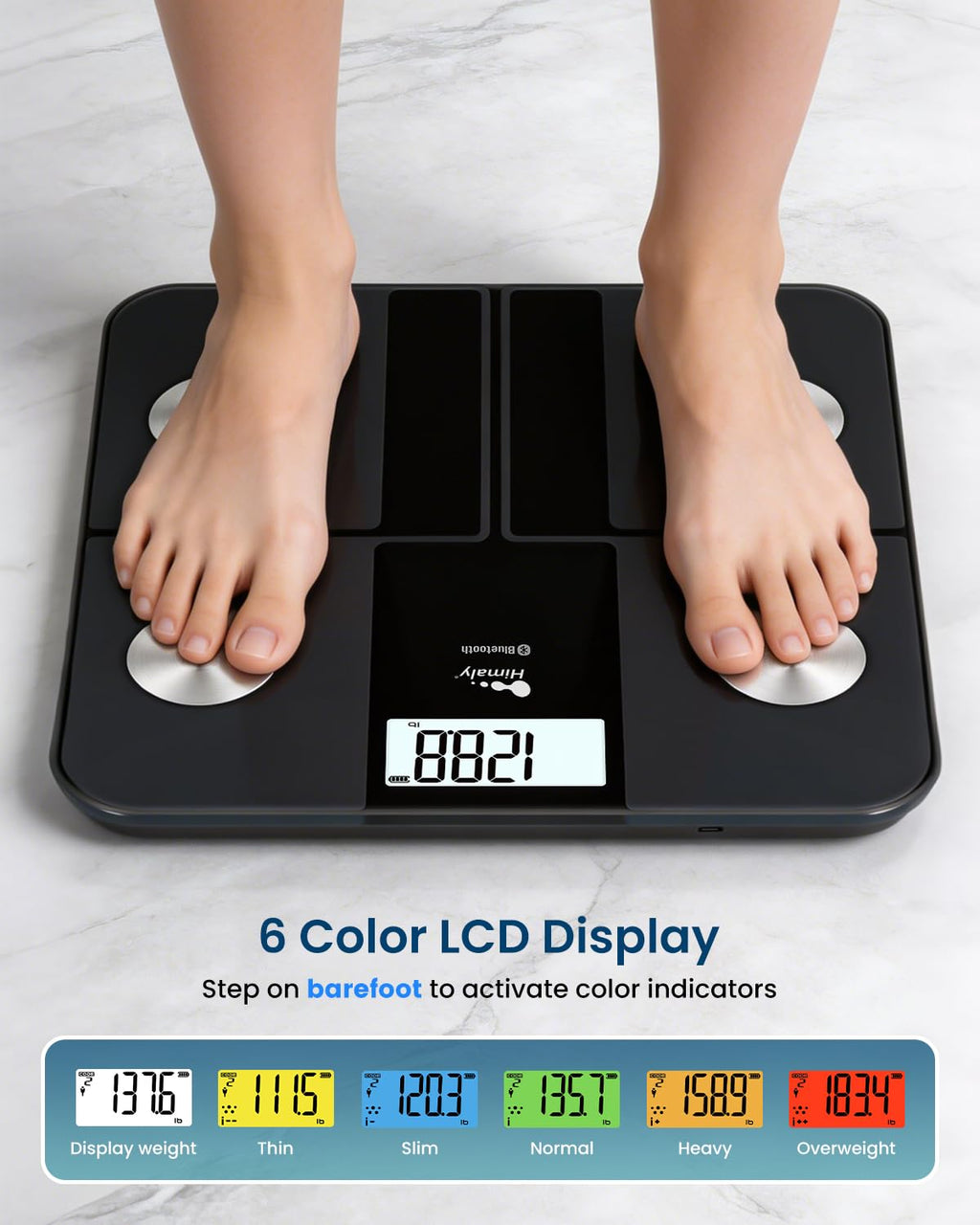 Rechargeable Digital Bathroom Scale X70046