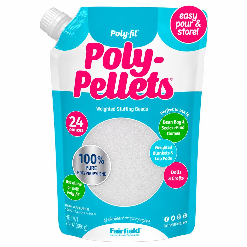 Polyester Weighted Stuffing Beads 24-Ounce Bag P7617