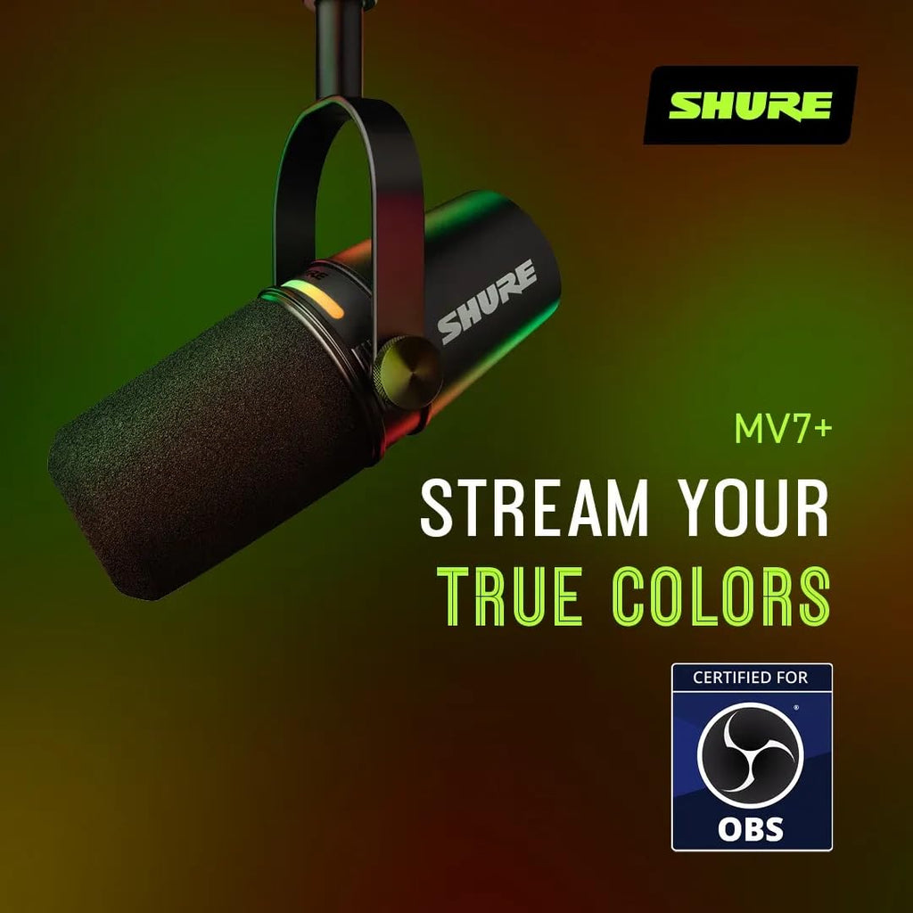 Black USB-C XLR Dynamic Microphone L158857