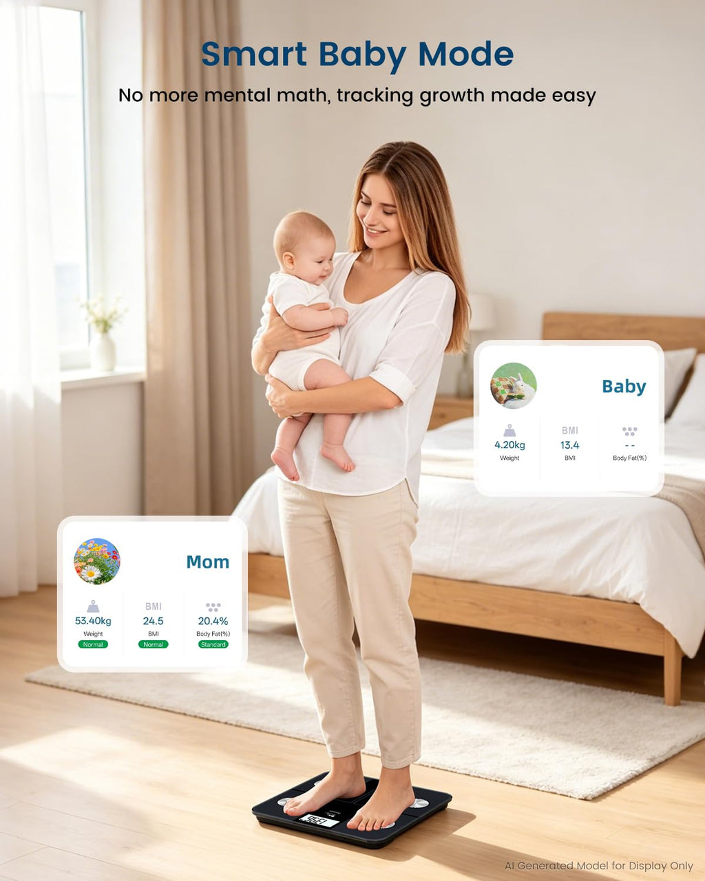 Rechargeable Digital Bathroom Scale X70046