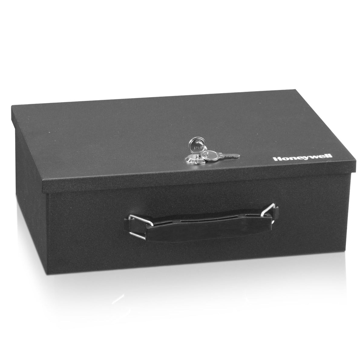Black Steel Safe Box with Keys H2695
