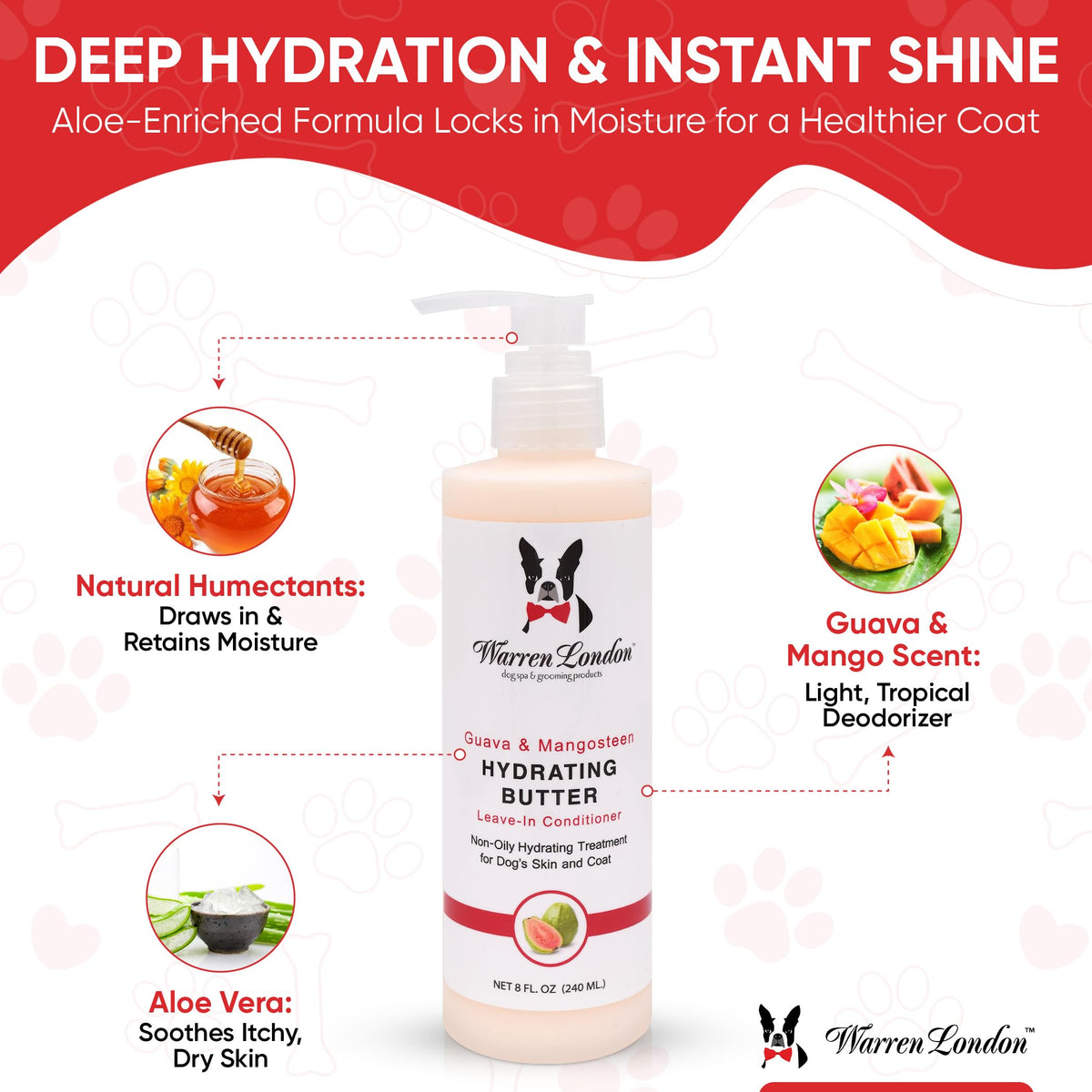 Hydrating Leave in Dog Conditioner 8oz N55368