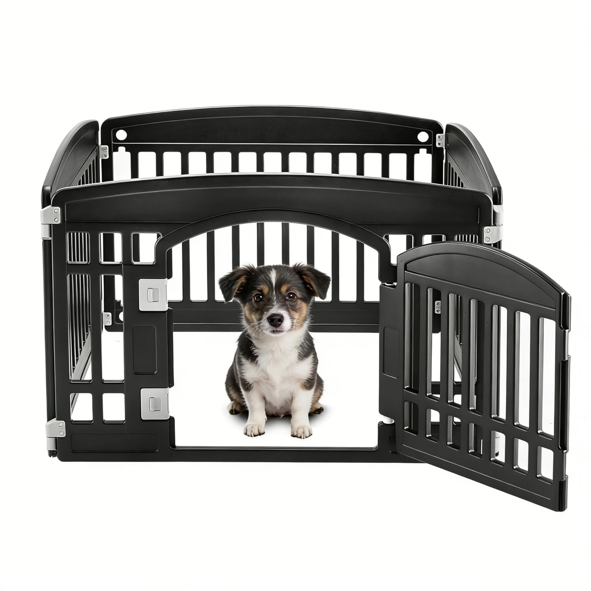24" 4-Panel Black Dog Playpen G1195
