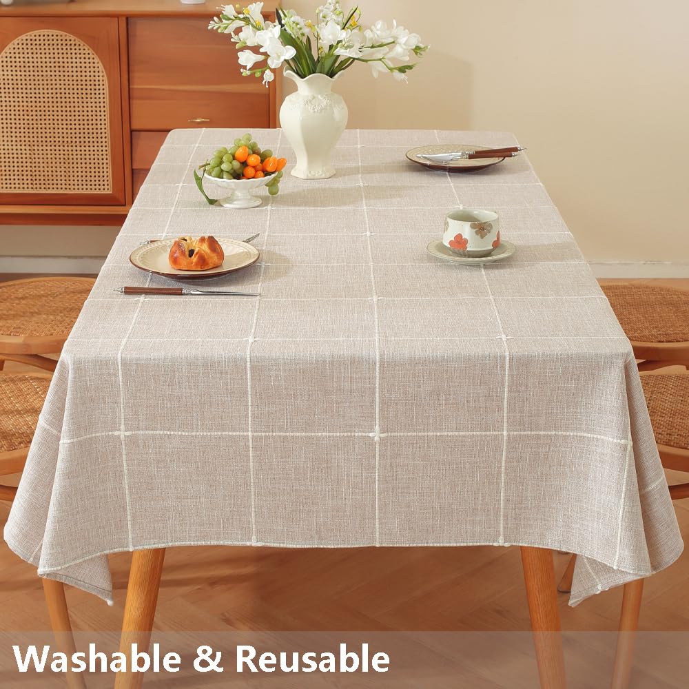Square 52x52 Inch Washable Tablecloth J227043