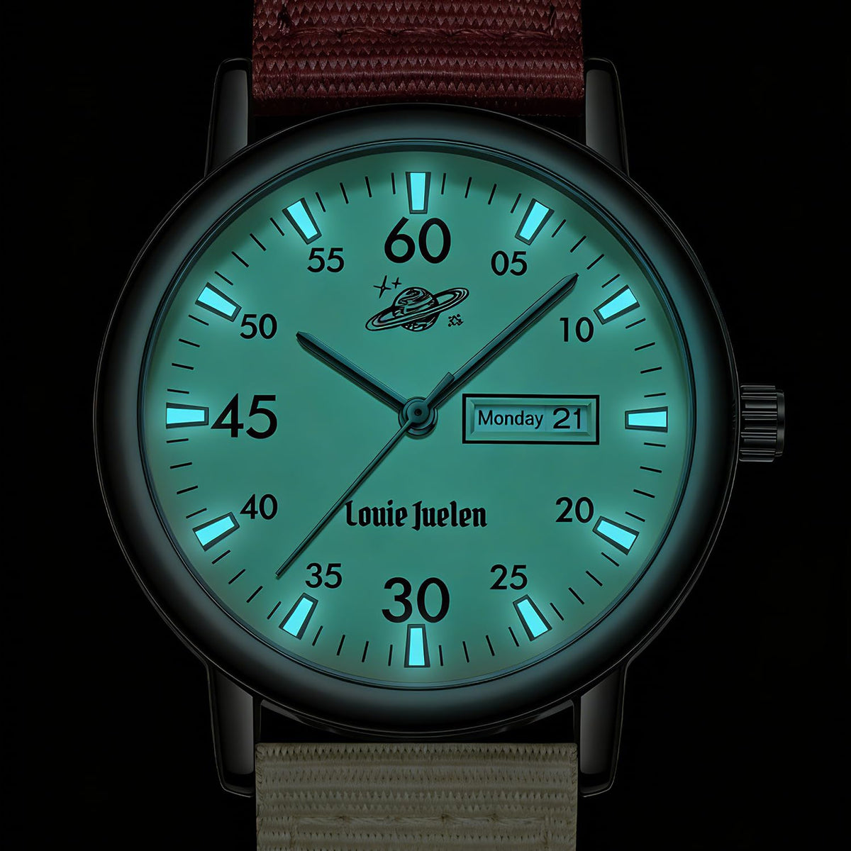 40mm Stainless Steel Analog Quartz Watch E82266