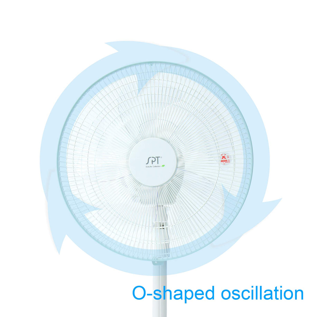 16″ Oscillating Standing Fan K17140