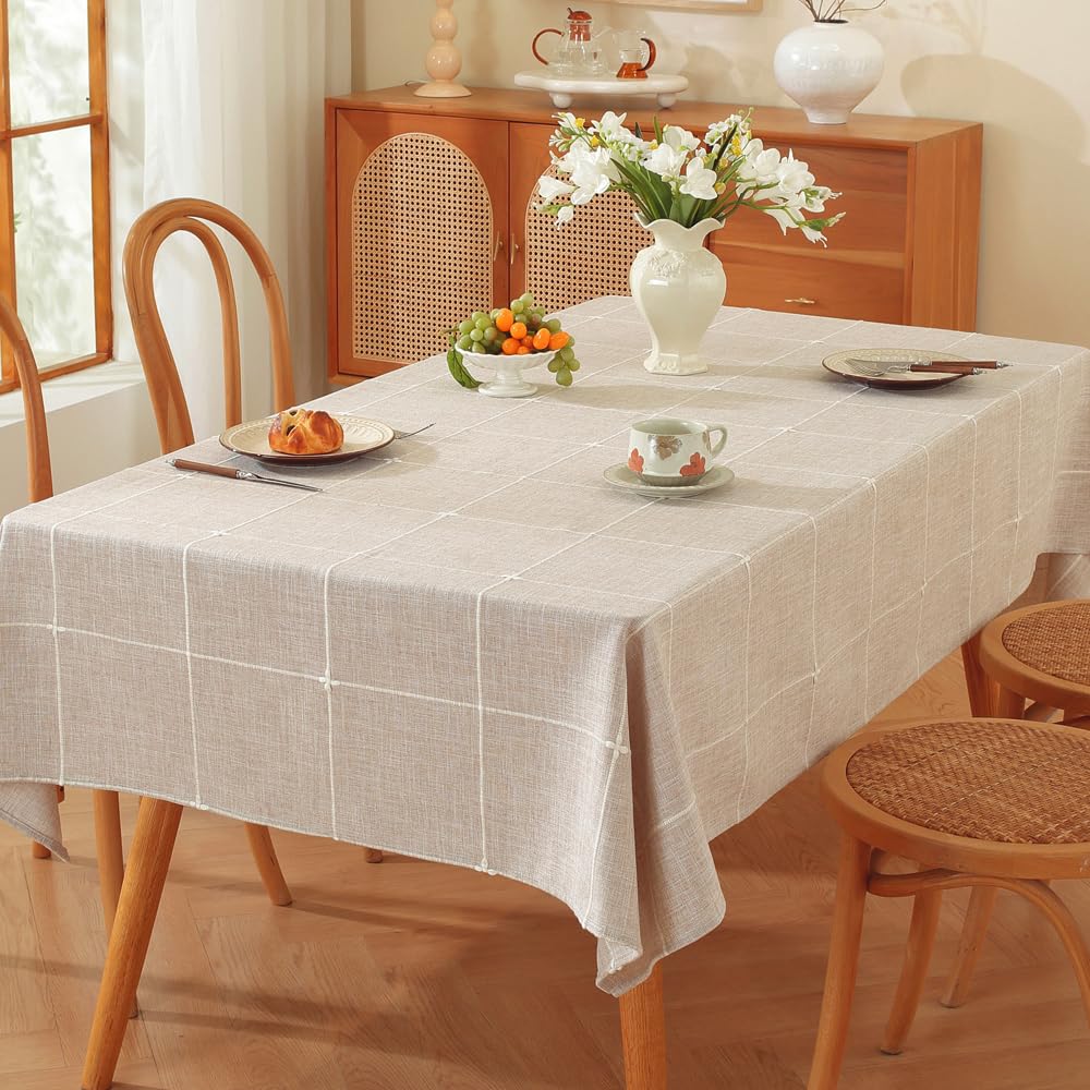 Square 52x52 Inch Washable Tablecloth J227043