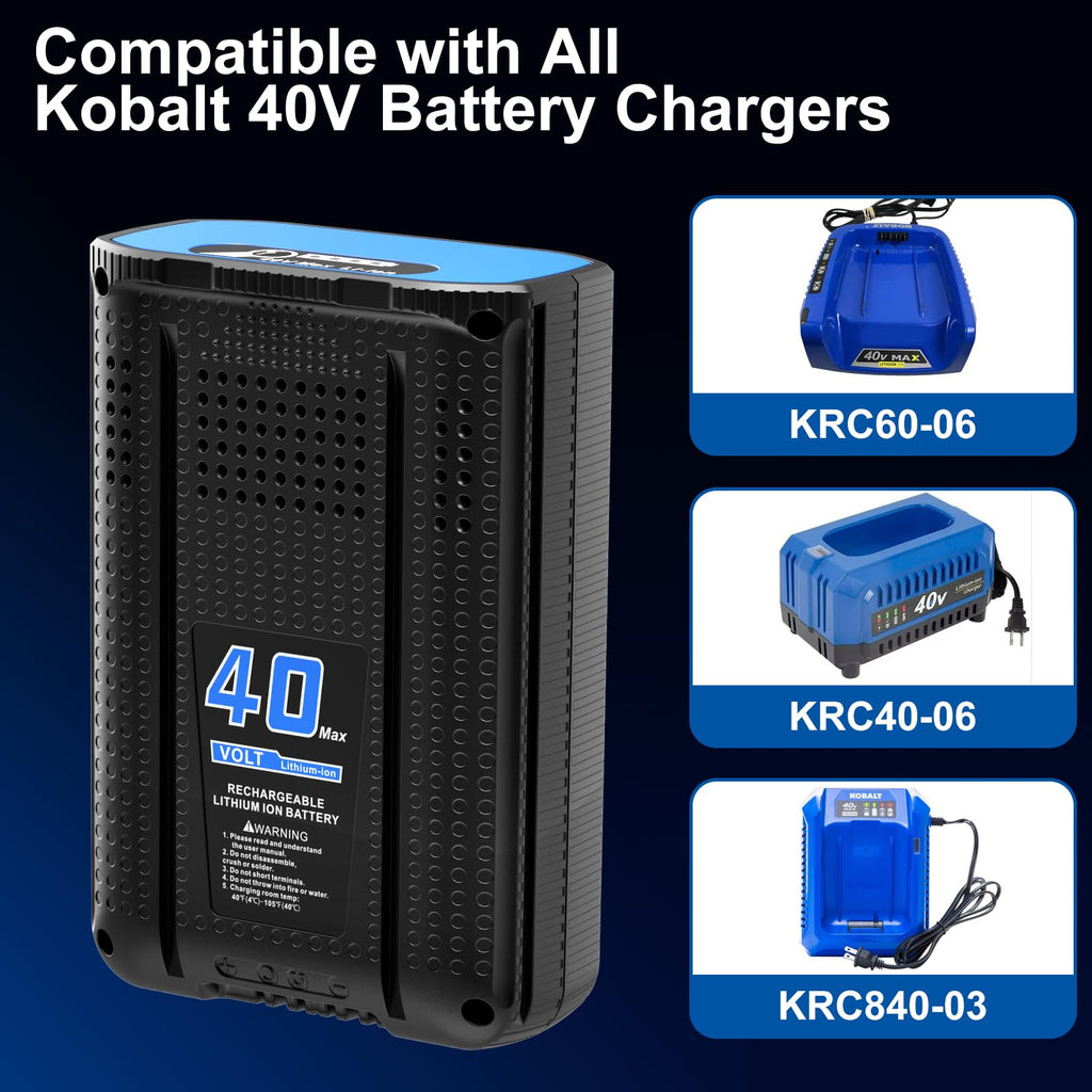 40V Replacement Battery 4.0Ah 1Pack W5810