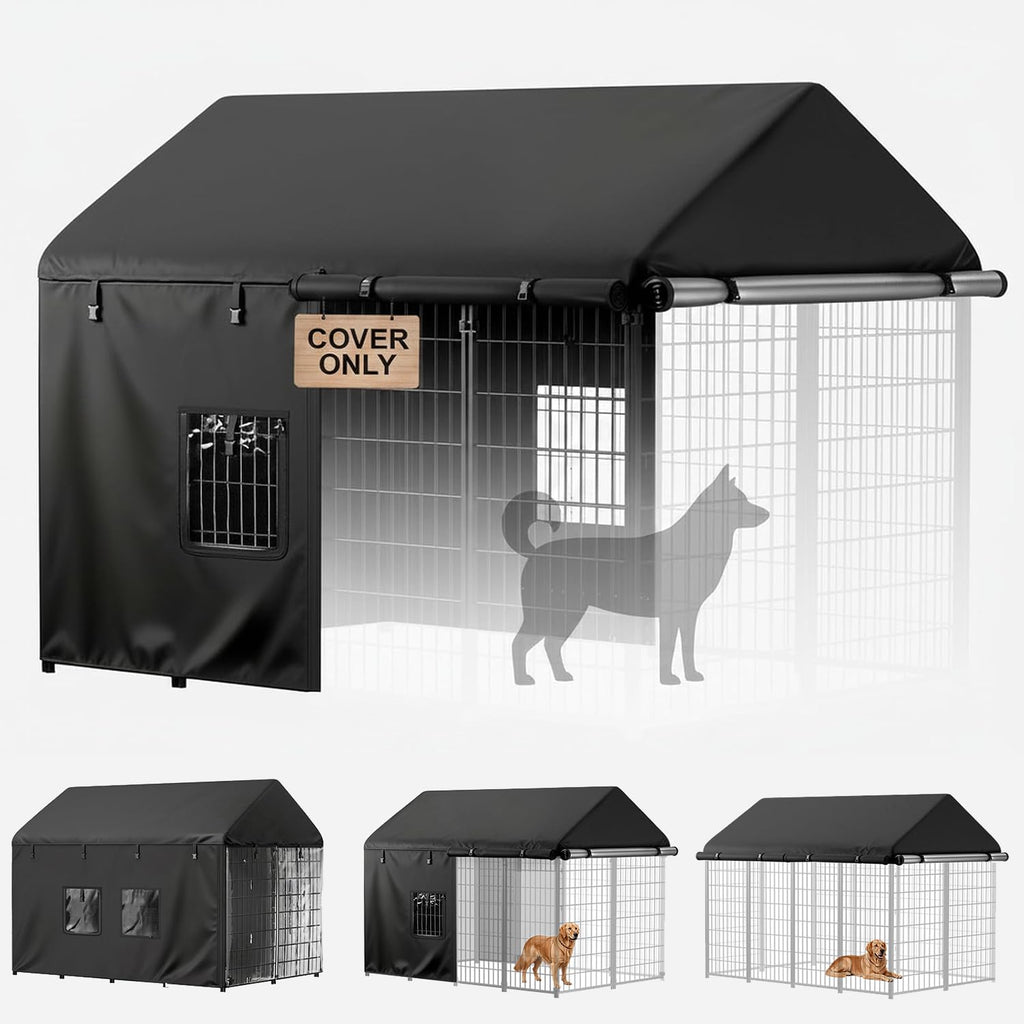 8x4x6ft Waterproof Dog Kennel Cover D898