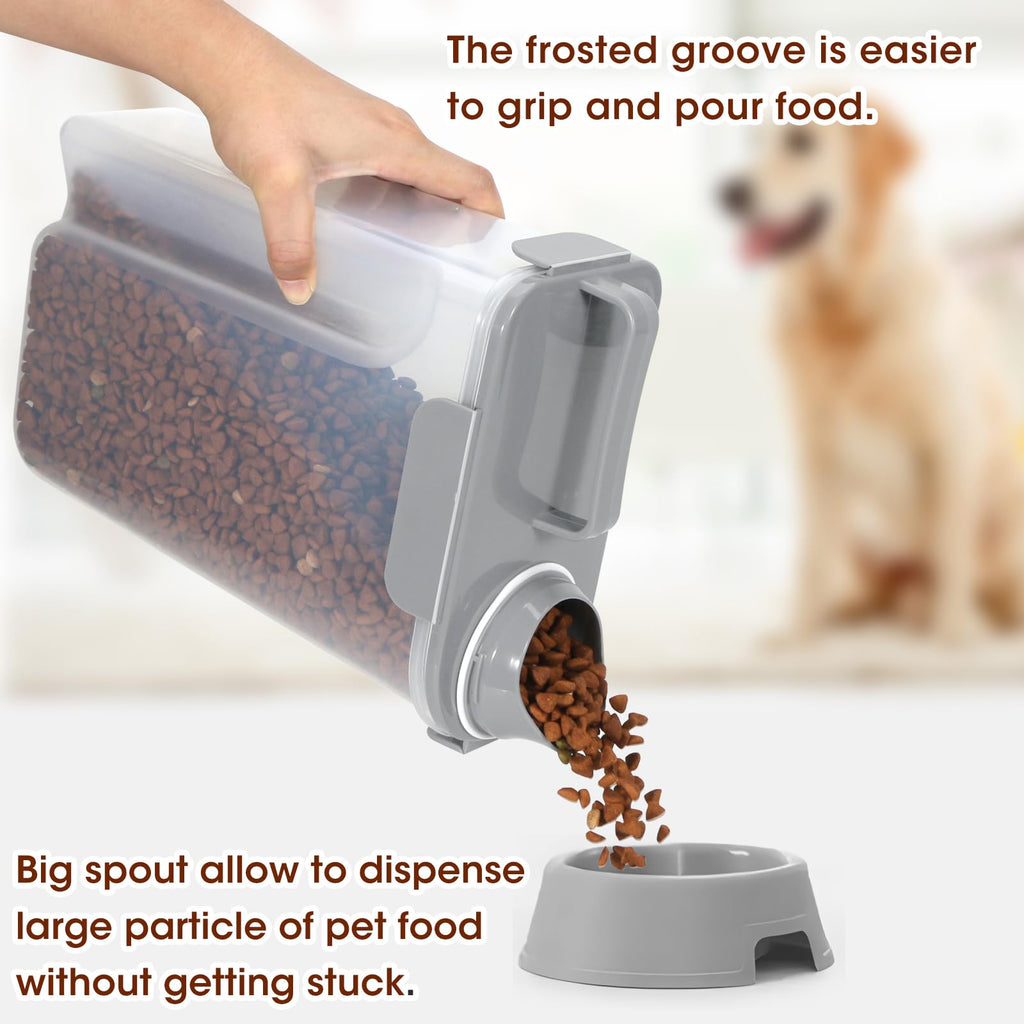 2 Pack Airtight Pet Food Storage Containers with Spout N271