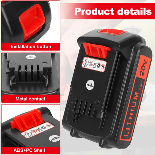 20v 4.0ah Lithium Battery 2 Pack L42221