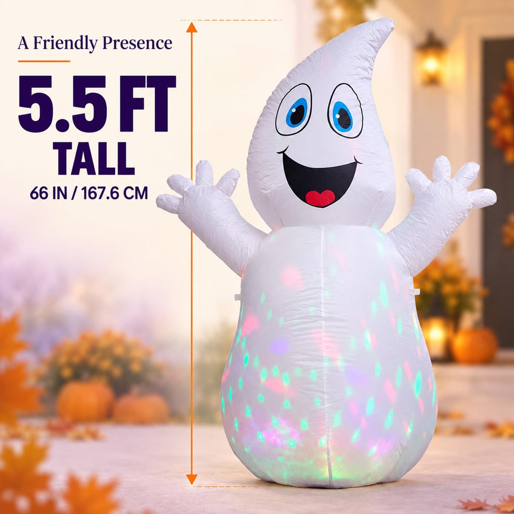 5.5 FT Inflatable Ghost with Light M851405