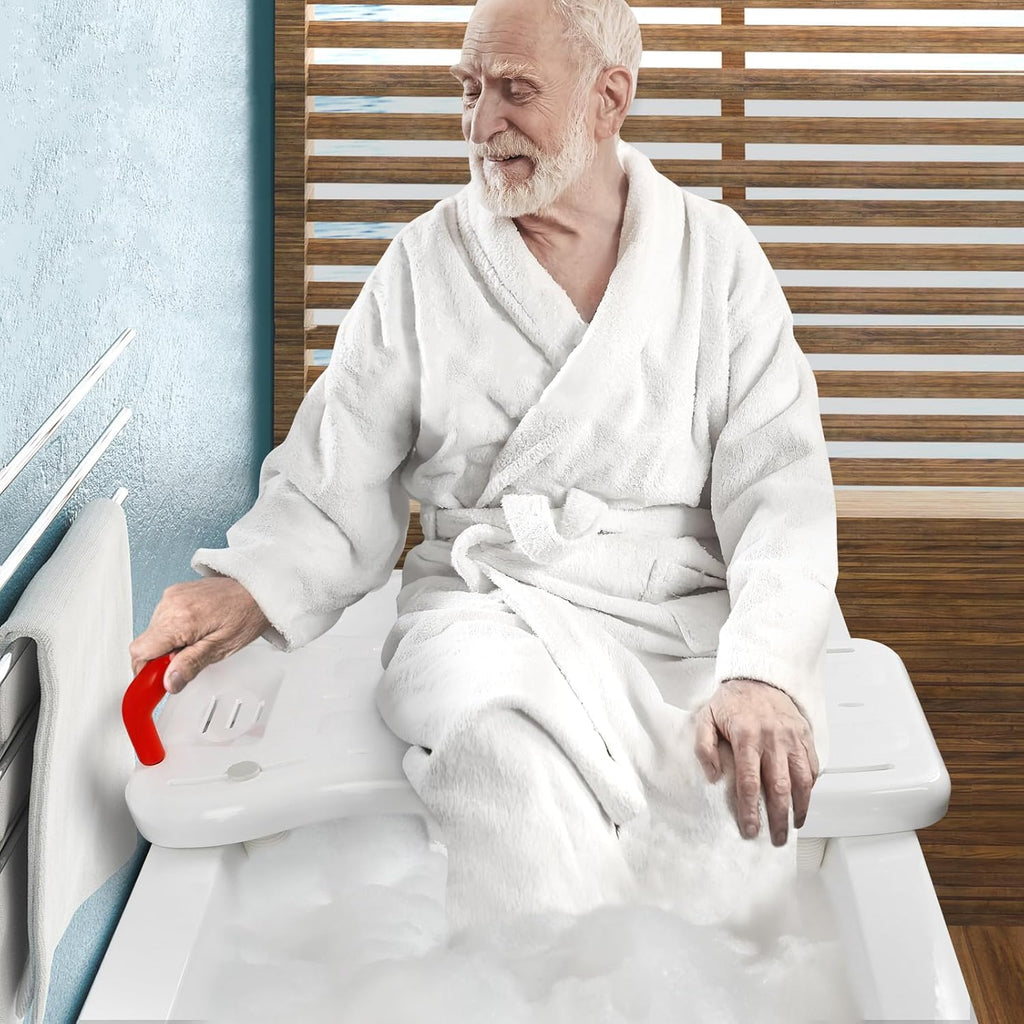 Rotating Tub Transfer Bench with Handle, 300 lbs F643957