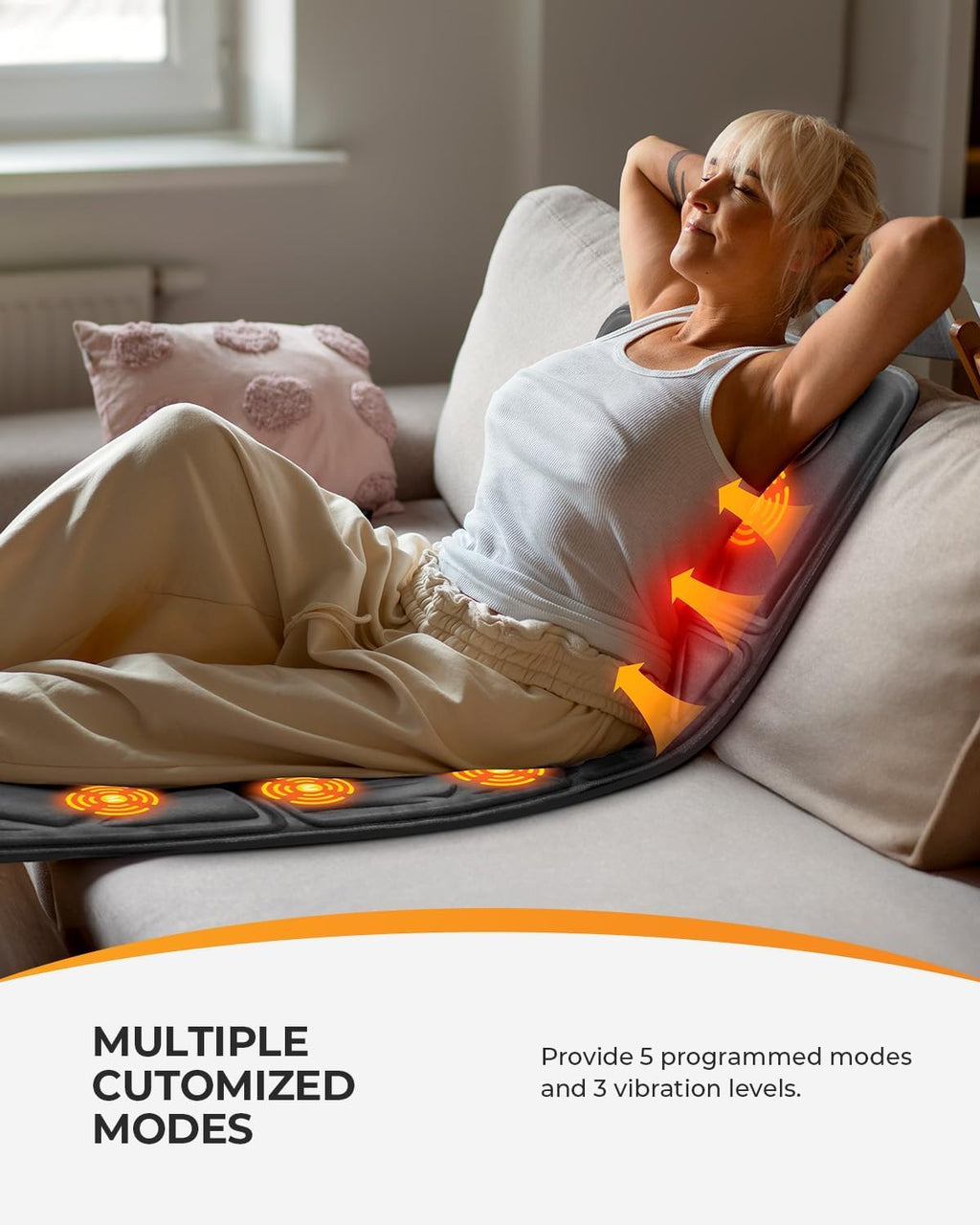 Full Body Massage Mat with Heat X93949