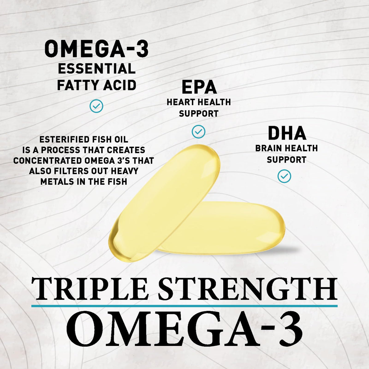 2400mg Omega 3 Fish Oil Softgels L200936