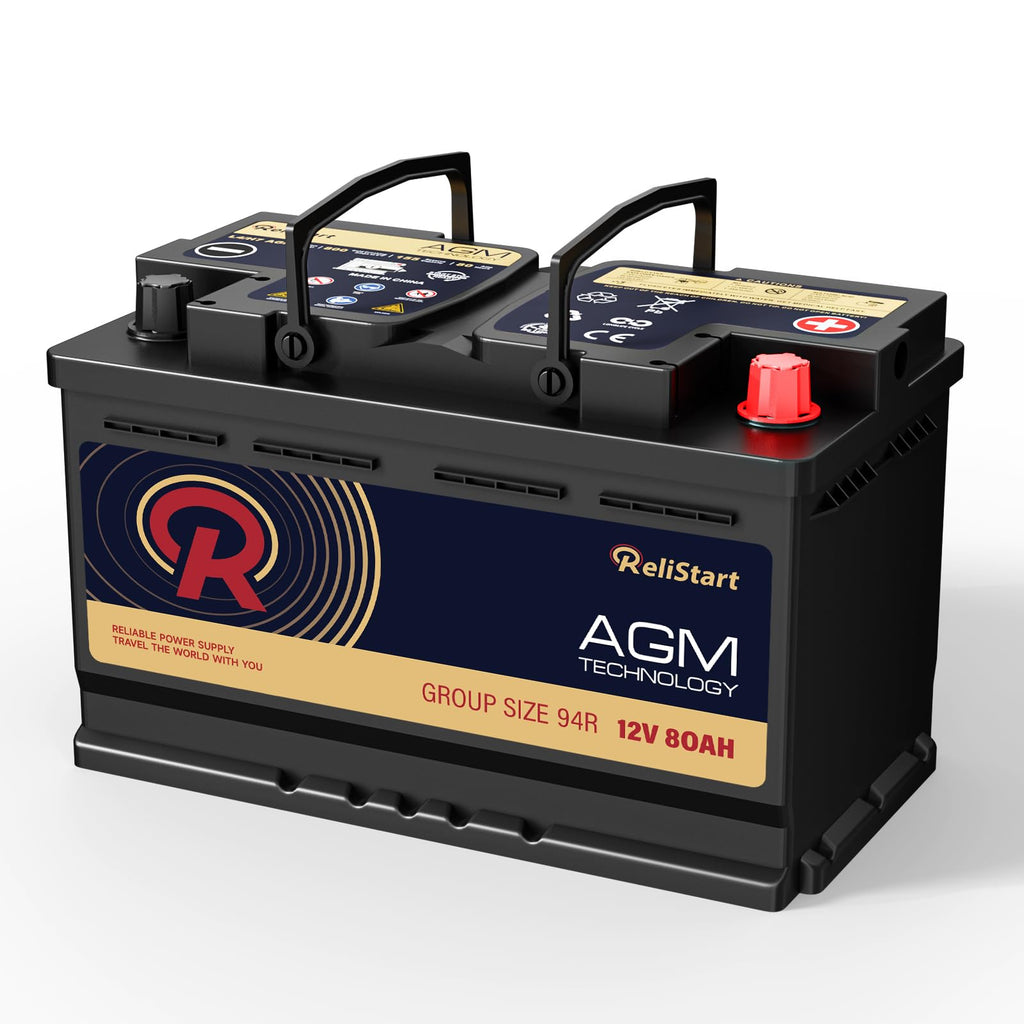 12V 80AH H7 Group 94R AGM Car Battery P8866