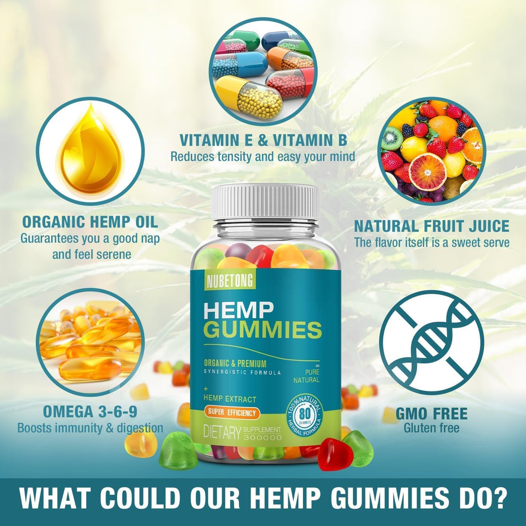 Organic High Potency Hemp Gummies V643