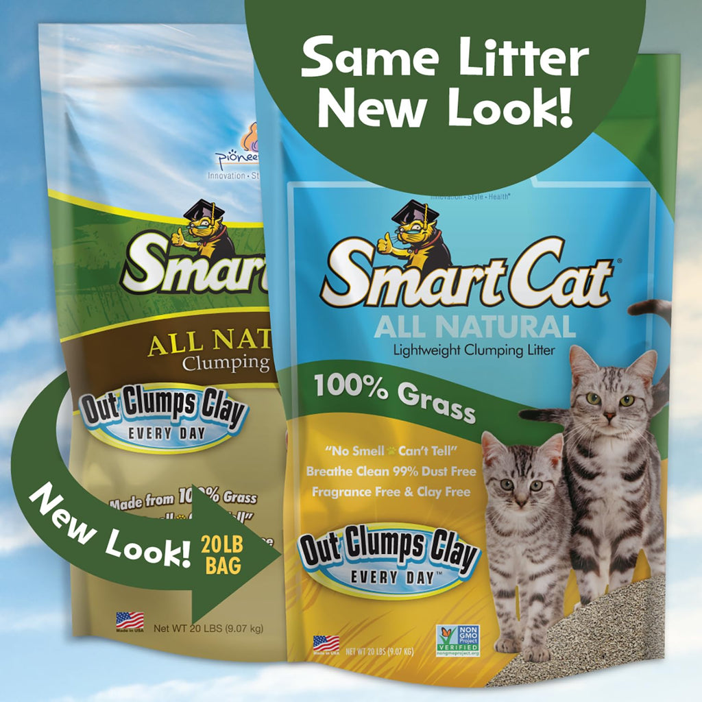 All Natural Clumping Cat Litter, 20 Pound, Unscented, Lightweight M7649