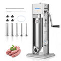 7L Stainless Steel Vertical Sausage Stuffer Q80008