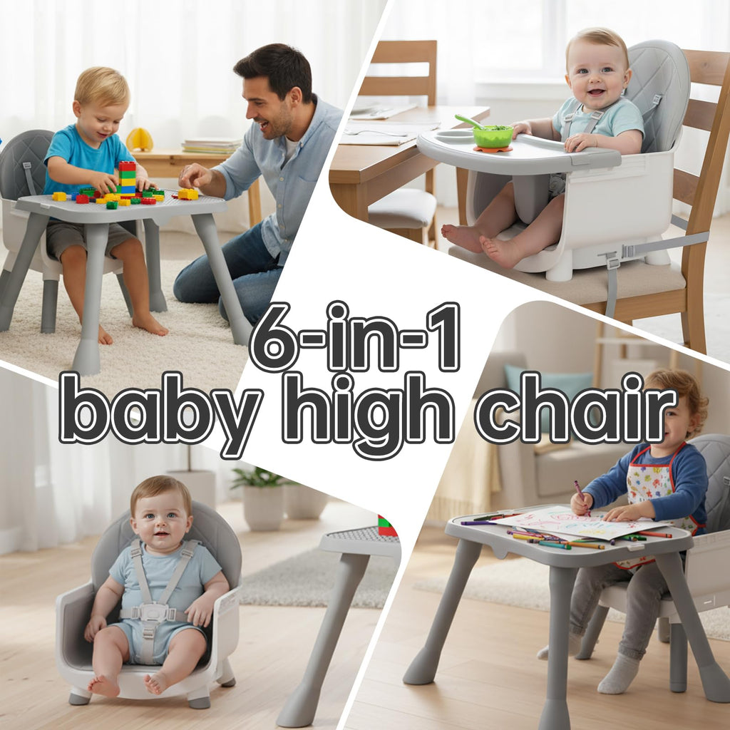 6-in-1 Convertible Baby Highchair K34935