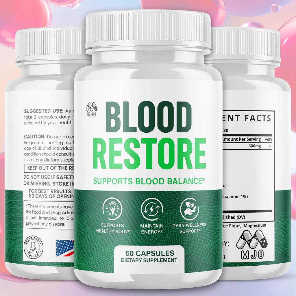2 Pack Blood Restore Capsules 120 Capsules U31970