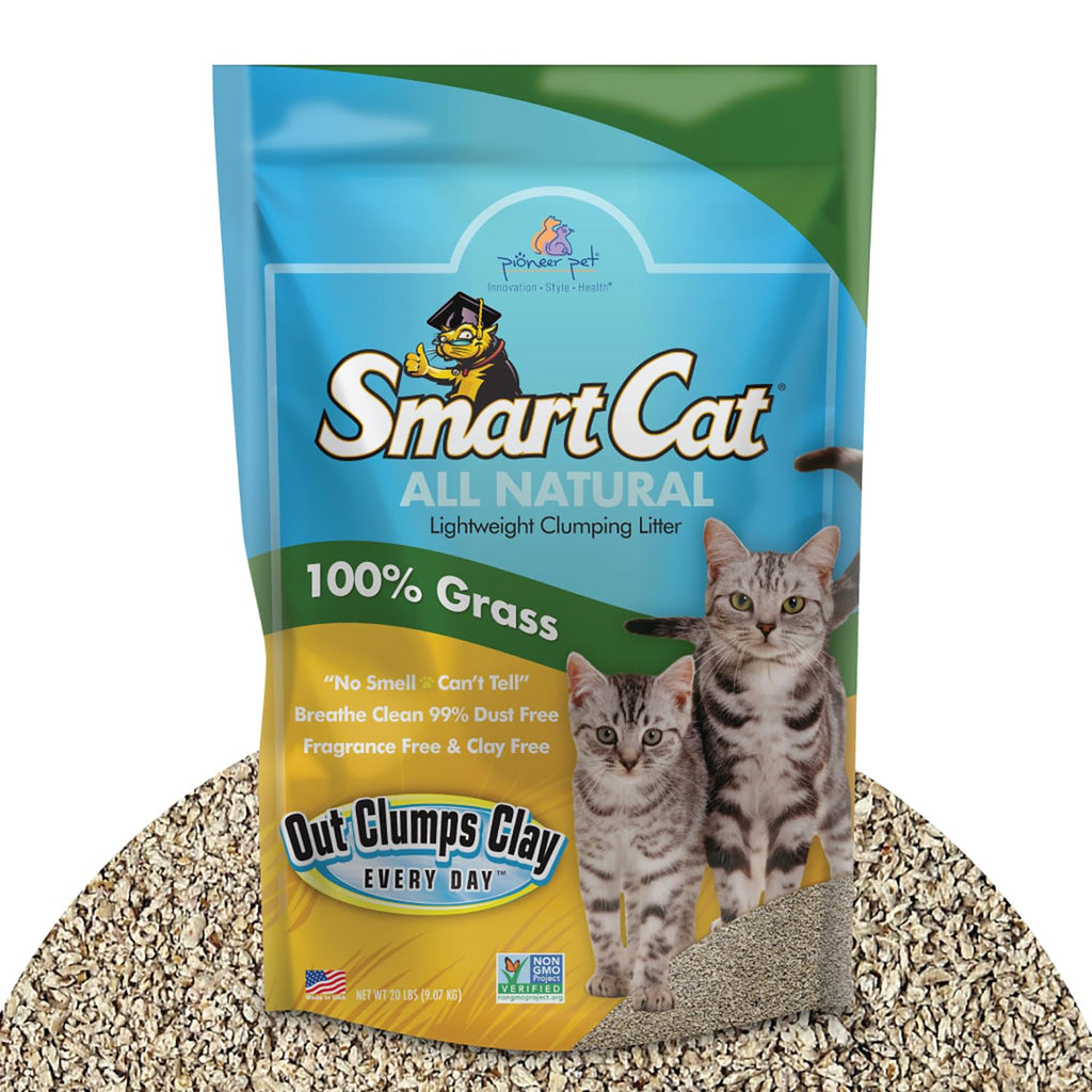 All Natural Clumping Cat Litter, 20 Pound, Unscented, Lightweight M7649