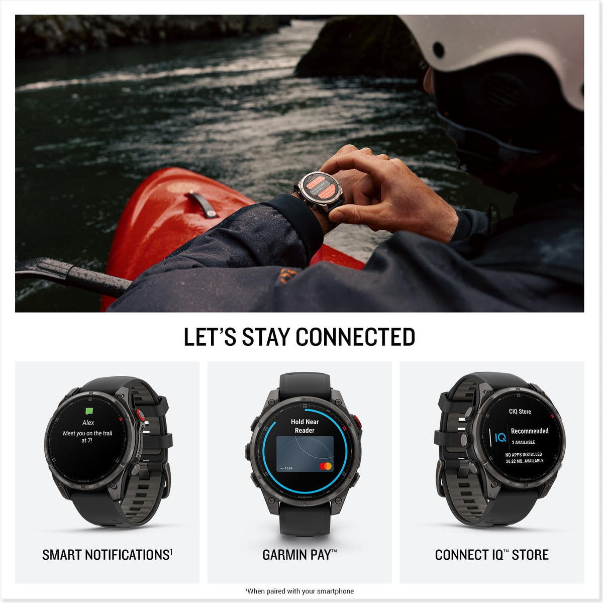 51mm Sapphire DLC Titanium Black Pebble Gray Smartwatch W447797