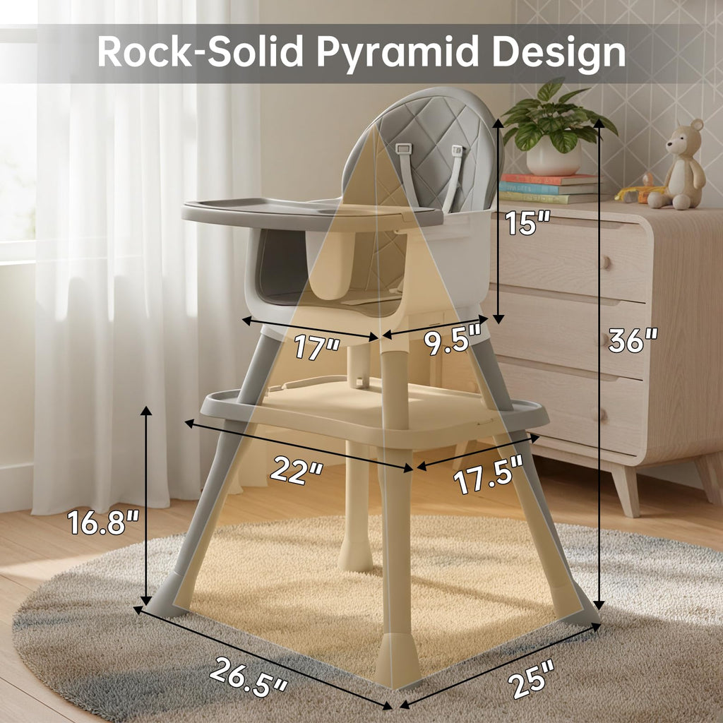 6-in-1 Convertible Baby Highchair K34935