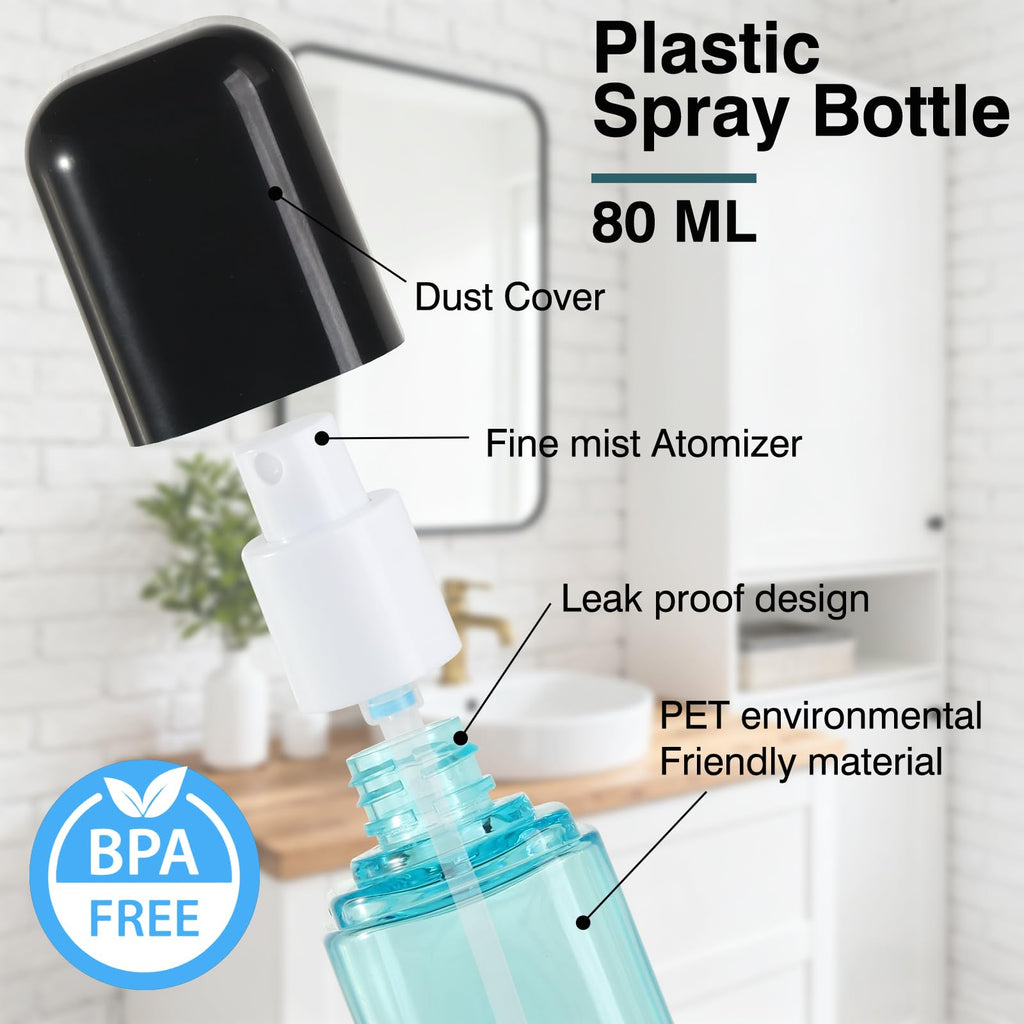 Fine Mist Spray Bottle 3 Pack 2.7oz R849
