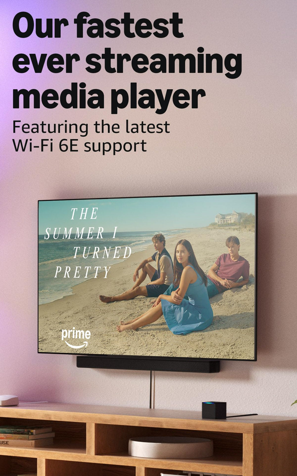 Hands-free Streaming Device with Alexa, Wi-Fi 6E, 4K Ultra HD V852606
