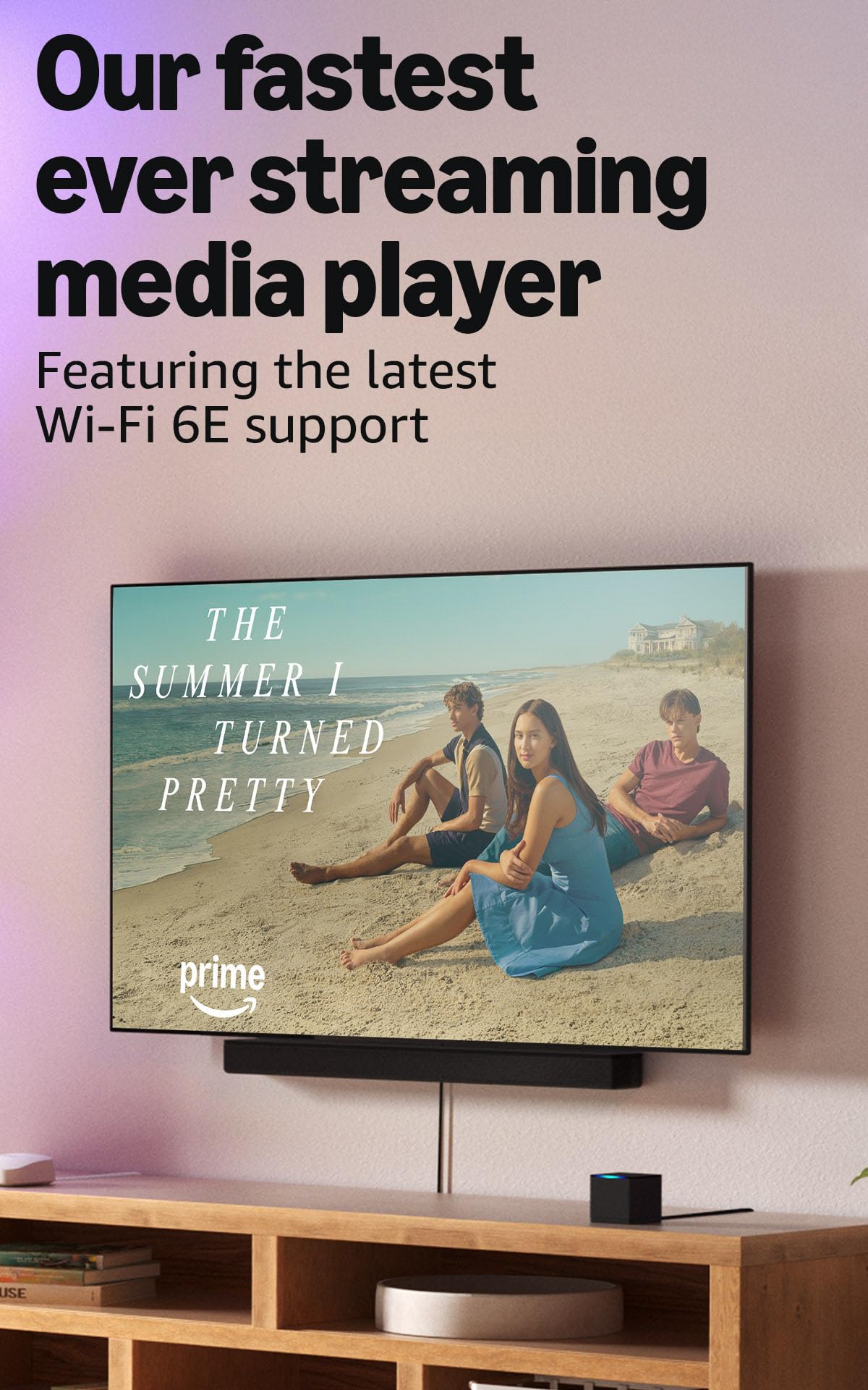 Hands-free Streaming Device with Alexa, Wi-Fi 6E, 4K Ultra HD V852606